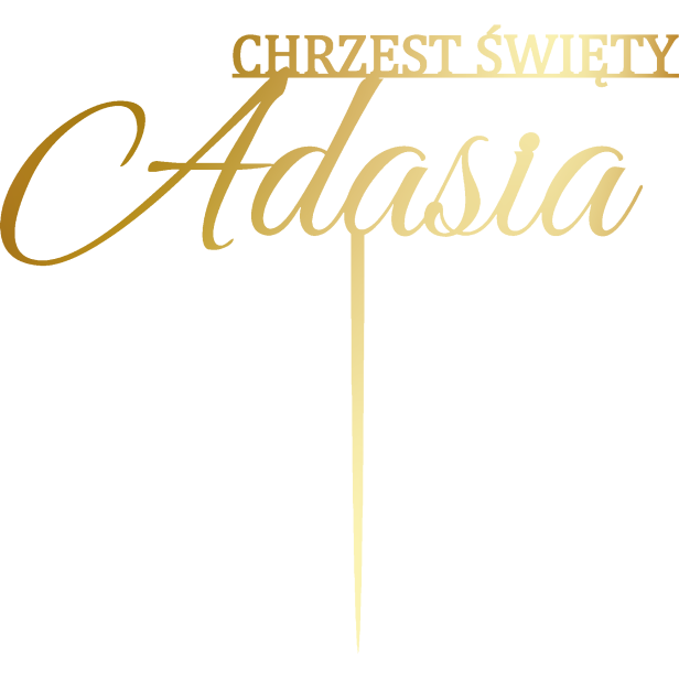 Topper na tort Chrzest Święty Adasia .png