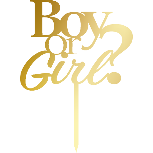 Topper na tort Boy or Girl 2 .png